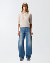 Maglia stile polo - | Pinko