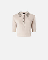 Pullover im Polo-Stil - | Pinko