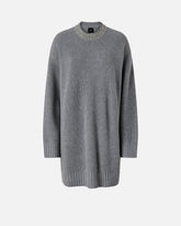 Robe en maille avec col à strass - | Pinko