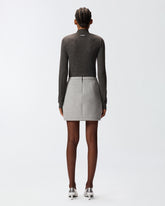 Pull ajusté à col montant - | Pinko