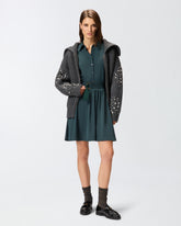 Κοντό φόρεμα από αέρινο ύφασμα - | Pinko