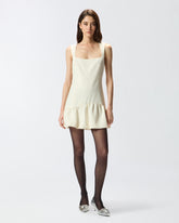 Abito corto svasato senza maniche - | Pinko