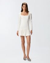Mini dress with square neckline - | Pinko