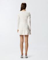 Mini dress with square neckline - | Pinko