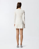 Mini dress with square neckline - | Pinko