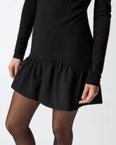 Mini abito con scollo squadrato - | Pinko