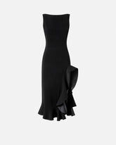 Abito aderente con volant - | Pinko