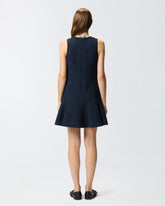 Vestido sin mangas acampanado de tweed fantasía - | Pinko