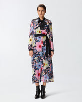 Floral shirt dress - | Pinko
