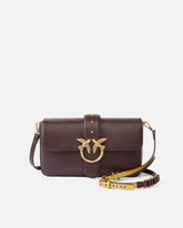 Bolso de amor One Slouchy de mano mediano en cuero con correa - | Pinko