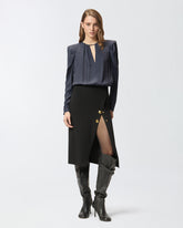 Abito longuette sfiancato combinato - | Pinko