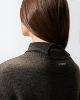 Knit polo-neck sweater - | Pinko