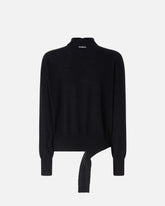 Knit polo-neck sweater - | Pinko