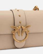 Love Bag One small crossbody bag in leather - Beige | Pinko