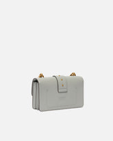 Love Bag One small crossbody bag in leather - Grey | Pinko