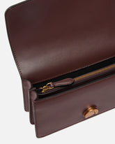 Love Bag One small crossbody bag in leather - Burgundy | Pinko