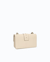 Borsa a tracolla piccola Love Bag One in pelle - Bianco | Pinko