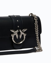 Love Bag One small crossbody bag in leather - Black | Pinko