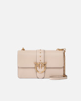 Sac à main moyen Love Bag One en cuir - Beige | Pinko