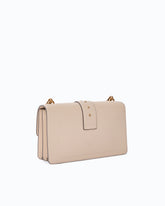 Sac à main moyen Love Bag One en cuir - Beige | Pinko