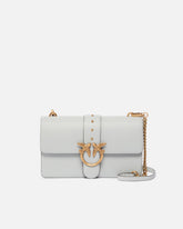Sac à main moyen Love Bag One en cuir - Blanc crème | Pinko