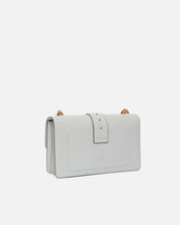 Sac à main moyen Love Bag One en cuir - Blanc crème | Pinko