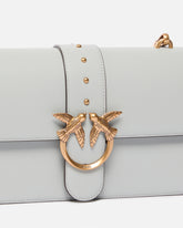 Sac à main moyen Love Bag One en cuir - Blanc crème | Pinko