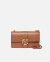 Borsa a mano media Love Bag One in pelle - Marrone | Pinko