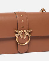 Borsa a mano media Love Bag One in pelle - Marrone | Pinko