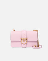 Love Bag One medium handbag in leather - Light Pink | Pinko