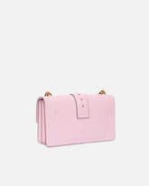 Love Bag One medium handbag in leather - Light Pink | Pinko