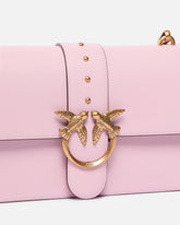 Love Bag One medium handbag in leather - Light Pink | Pinko