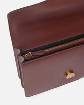 Borsa a mano media Love Bag One in pelle - Burgundy | Pinko