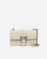 Δερματίνη τσάντα χειρός μεσαίου μεγέθους Love Bag One - Λευκό | Pinko