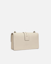 Δερματίνη τσάντα χειρός μεσαίου μεγέθους Love Bag One - Λευκό | Pinko