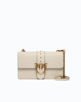 Sac à main moyen Love Bag One en cuir - Blanc | Pinko