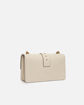 Borsa a mano media Love Bag One in pelle - Bianco | Pinko