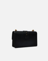 Średnia skórzana torebka do ręki Love Bag One - Czarny | Pinko