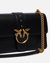 Średnia skórzana torebka do ręki Love Bag One - Czarny | Pinko
