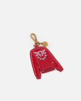 Charm portachiavi felpa con logo Love Birds - | Pinko
