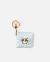 Etui für AirPods Love Bag Puff aus glänzendem Leder - | Pinko