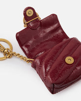 Pikowane etui AirPods z błyszczącej skóry z logo Love Birds - | Pinko