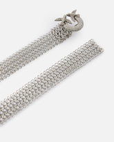 Ceinture en métal avec strass 2,5 cm - | Pinko