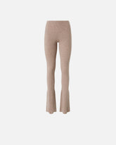 Long flared knit trousers - | Pinko