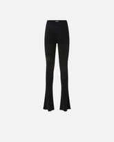 Long flared knit trousers - | Pinko