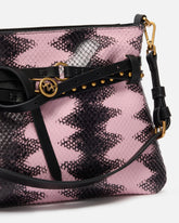 Umhängetasche Mini One, Two, Three Bag aus Leder - | Pinko