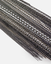 Collana lunga con perle e catenine - | Pinko