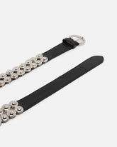 3-cm belt with studs - | Pinko