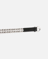 3-cm belt with studs - | Pinko
