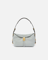 Saddle Bag small leather shoulder bag - Grey | Pinko